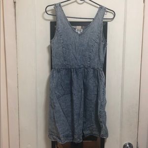 Denim skater dress